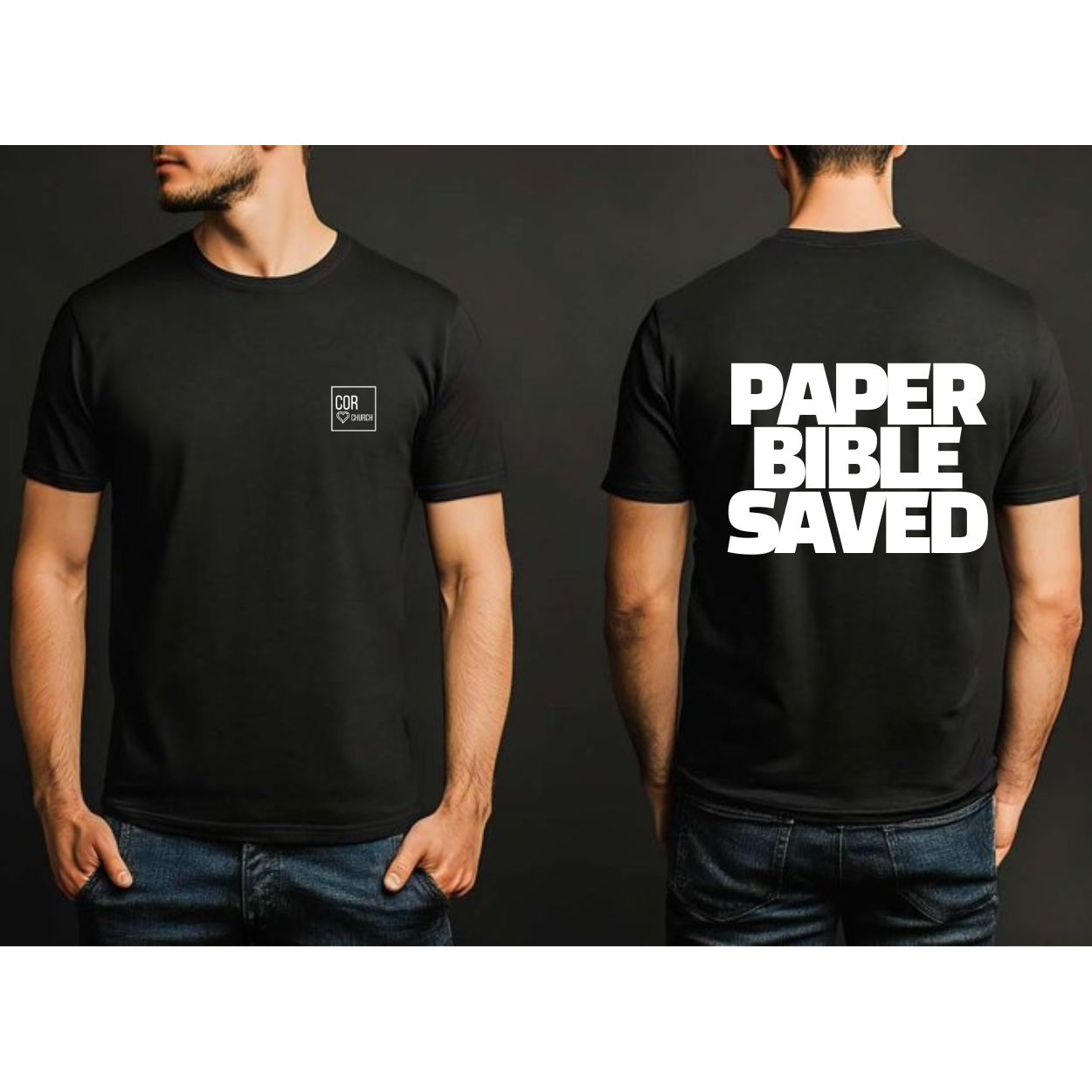 SHORT SLEEVE PAPER BIBLE SAVED