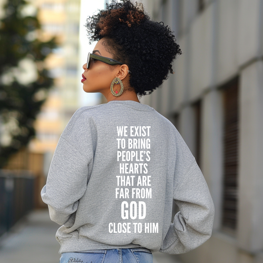 WE EXIST-GRAY SWEATSHIRT