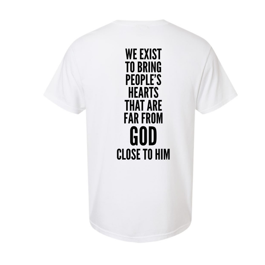 WE EXIST- WHITE TEE