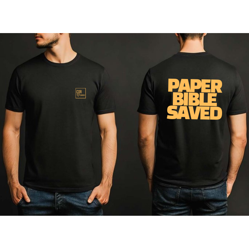 PAPER BIBLE SAVED - YELLOW